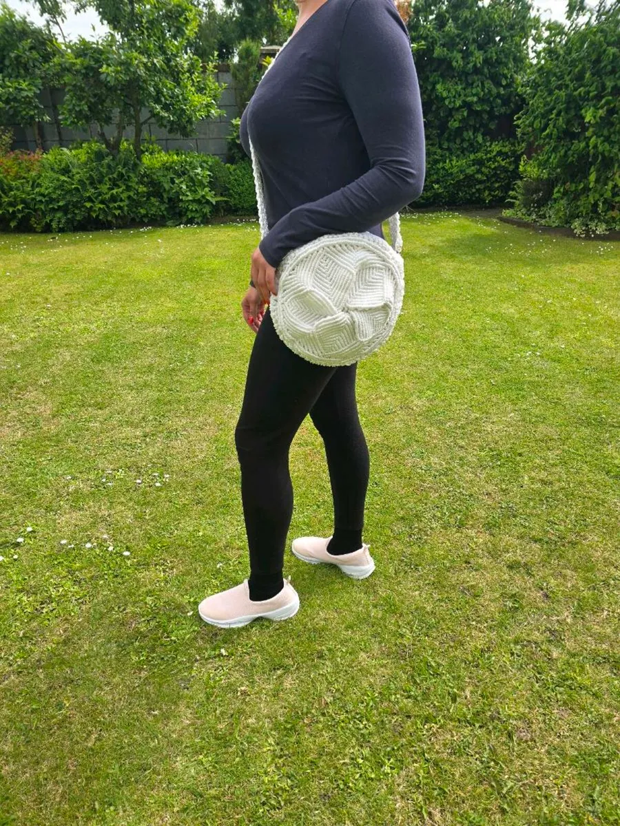 Macrame bag white - Image 1