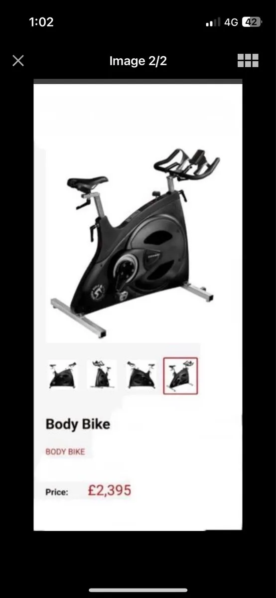Body bike spin bike / 64kg / 22kg flywheel - Image 2