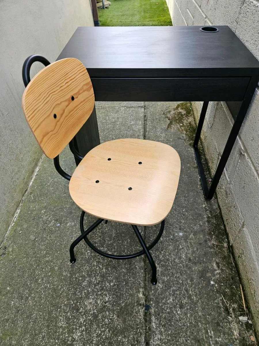 Ikea Micke desk & Kullaberg Swivel Chair - Image 2
