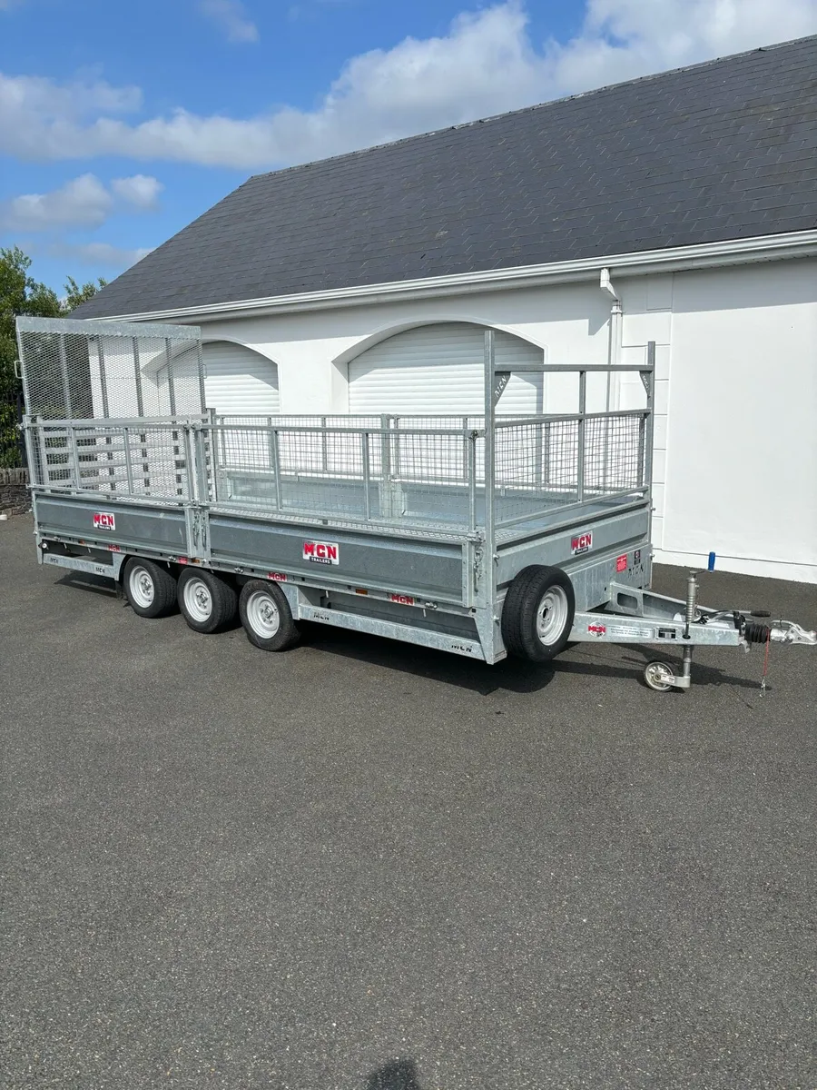 16ft tri axle trailer with lots of extras - Image 4