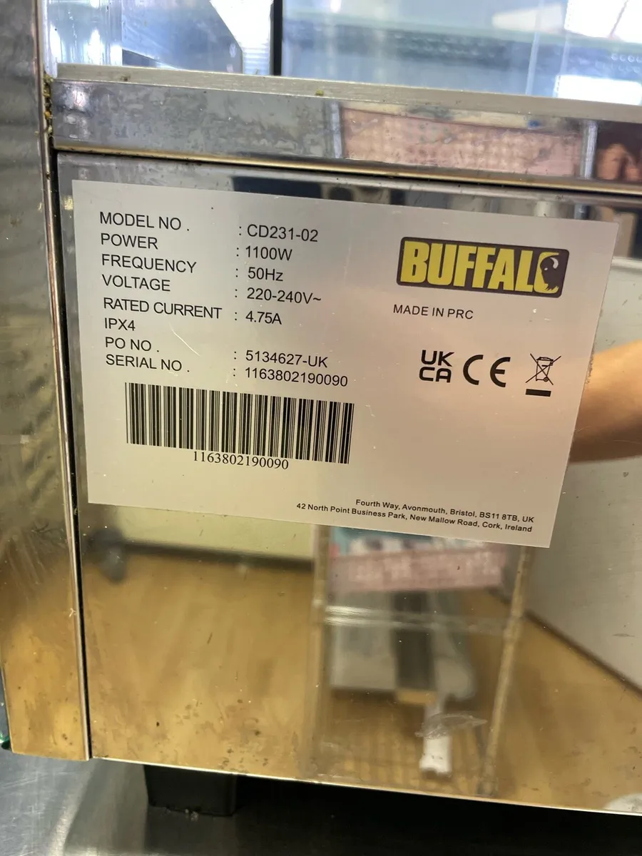 Buffalo Heated Food Display- €600 - Limerick - Image 3