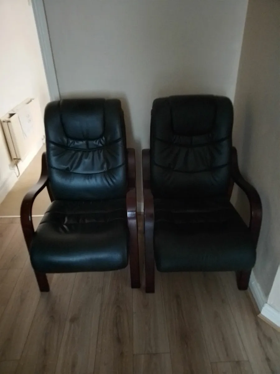 3 armchairs for sale - Image 1
