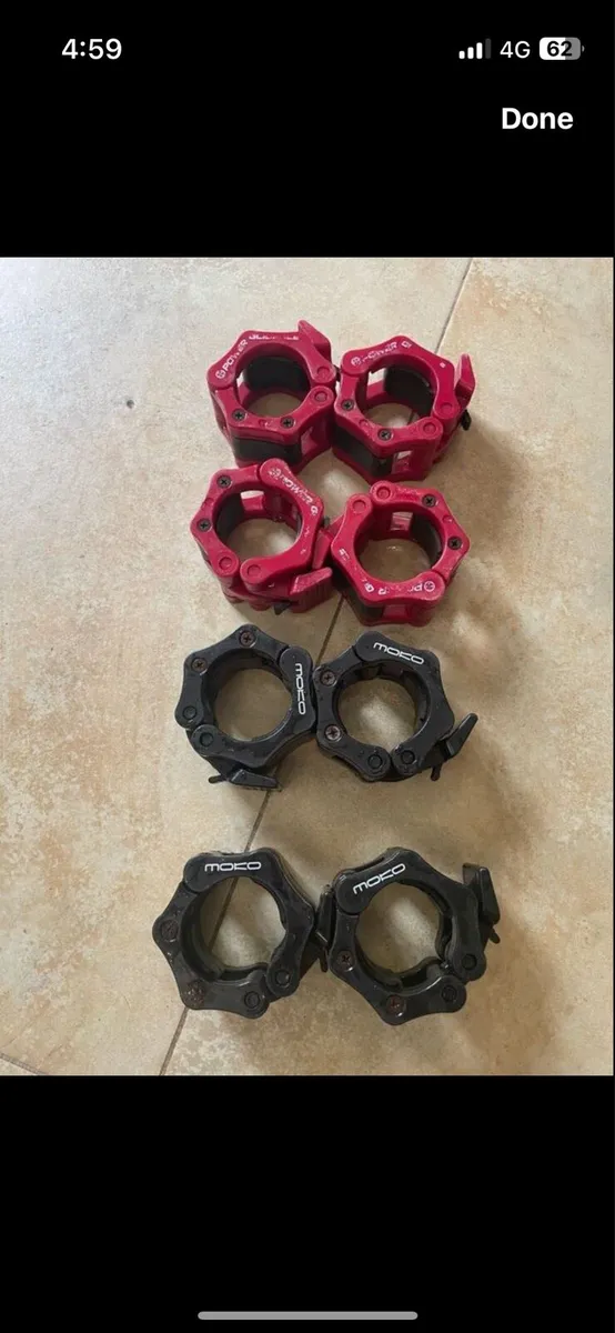 Olympic lock jaw collars. Spring clips. Olympic 2” - Image 1