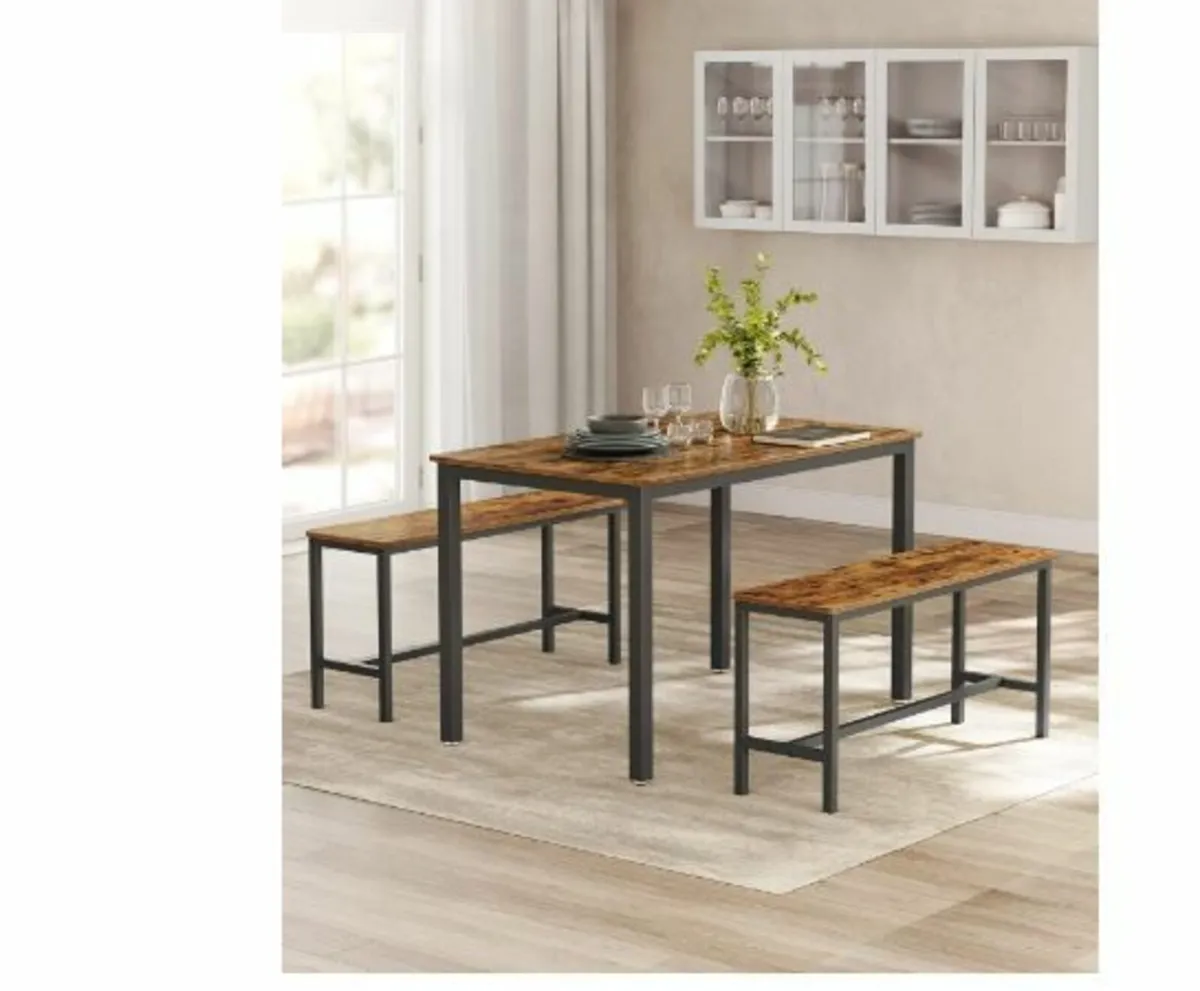 Table Kitchen Table Set 110 x 70 x 75 cm - Image 2