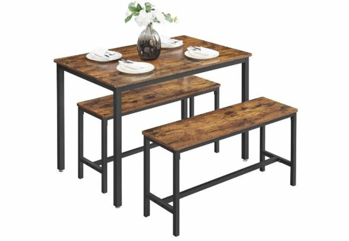 Table Kitchen Table Set 110 x 70 x 75 cm - Image 4
