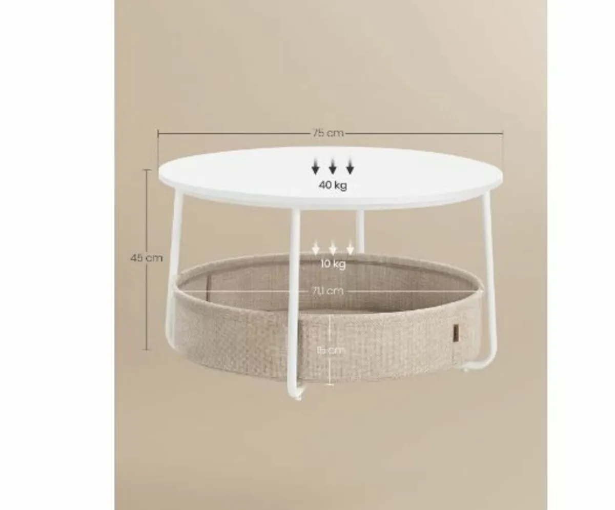 Round Coffee Table - Image 2