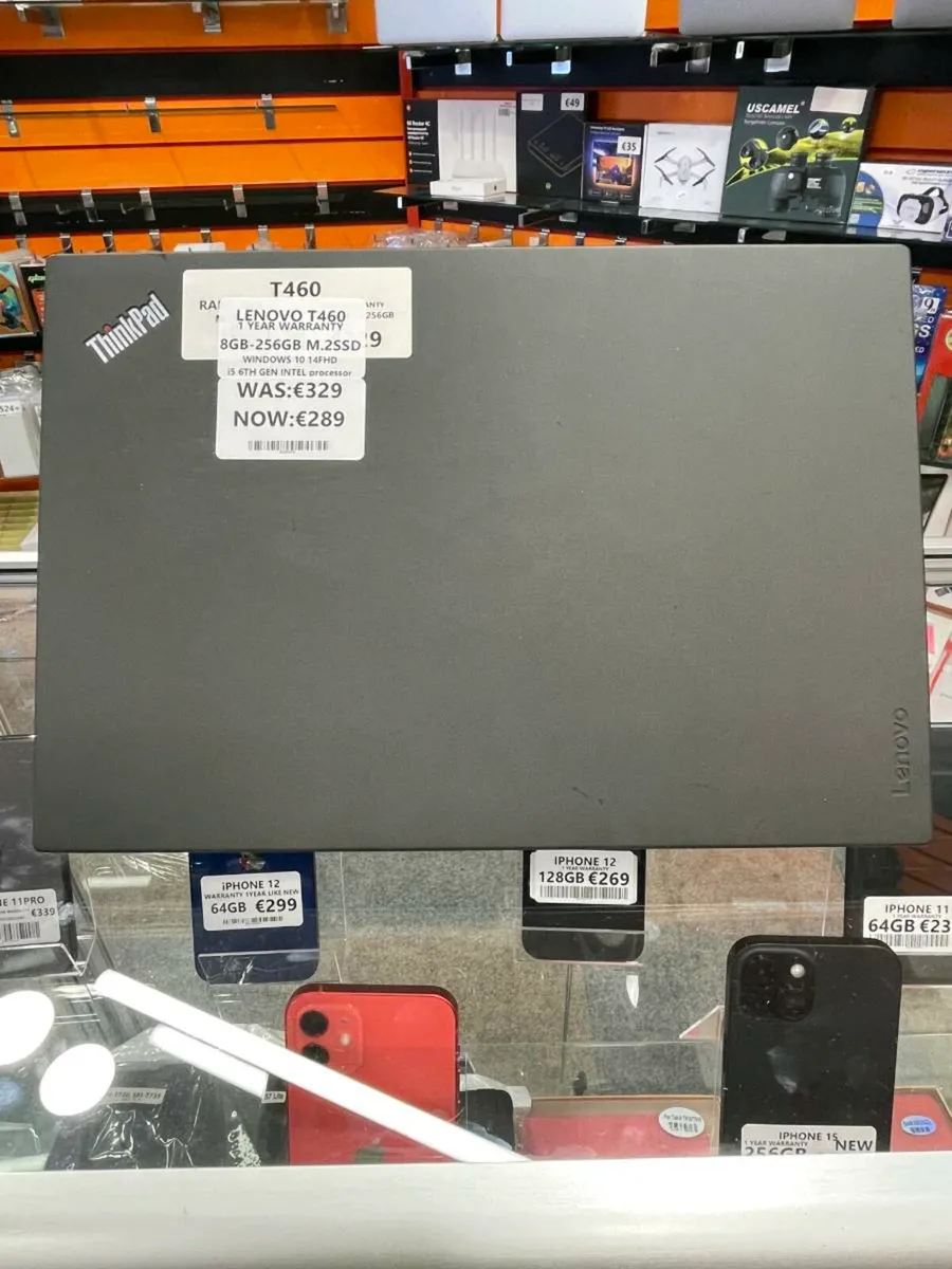 LENOVO T460 256GB 1 YEAR WARRANTY UNLOCKED - Image 1