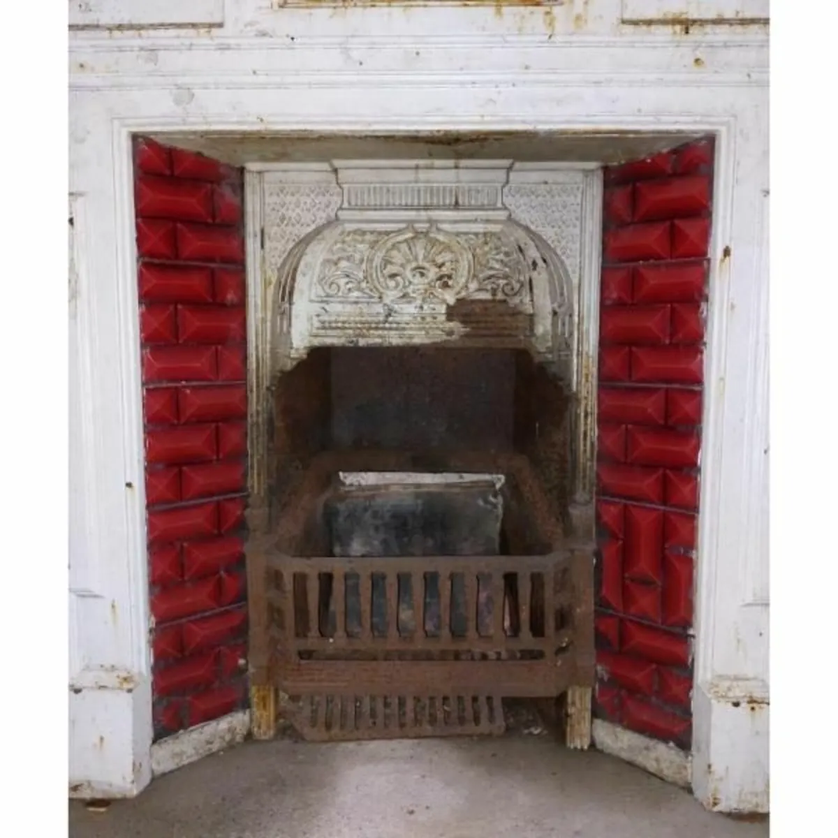 Fireplace – Red Tiles – KAS317 - Image 1
