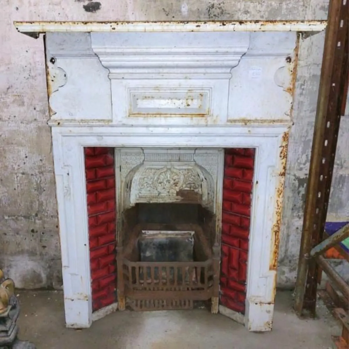 Fireplace – Red Tiles – KAS317 - Image 2
