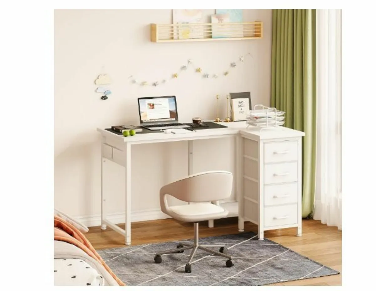 Corner Desk, 100 x 70 cm, L Shape Desk - Image 2