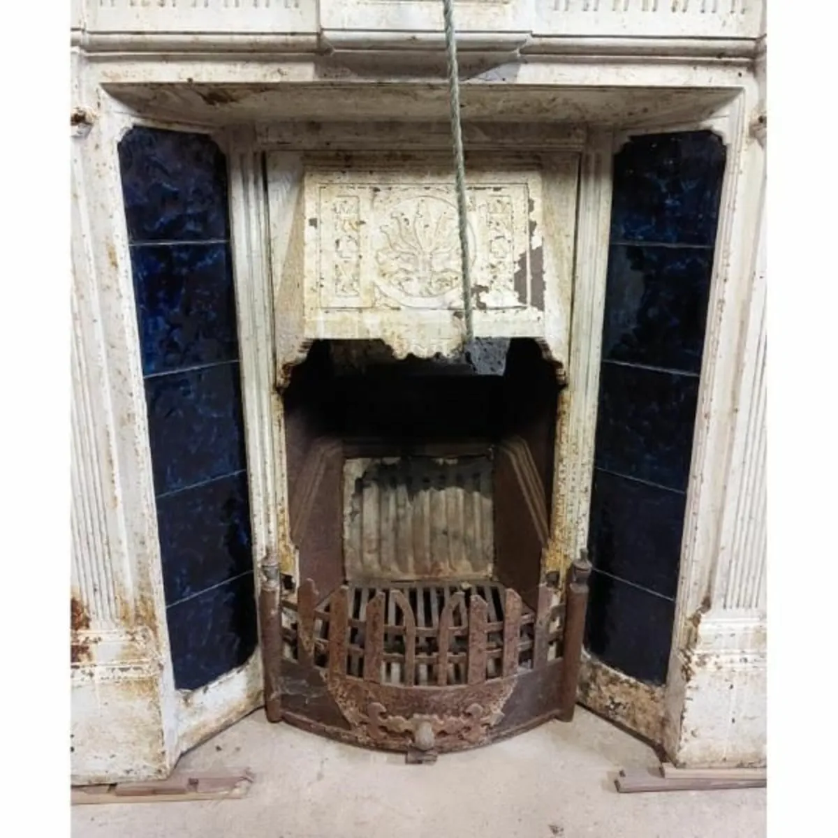 Fireplace – Blue Tiles – KAS318 - Image 1