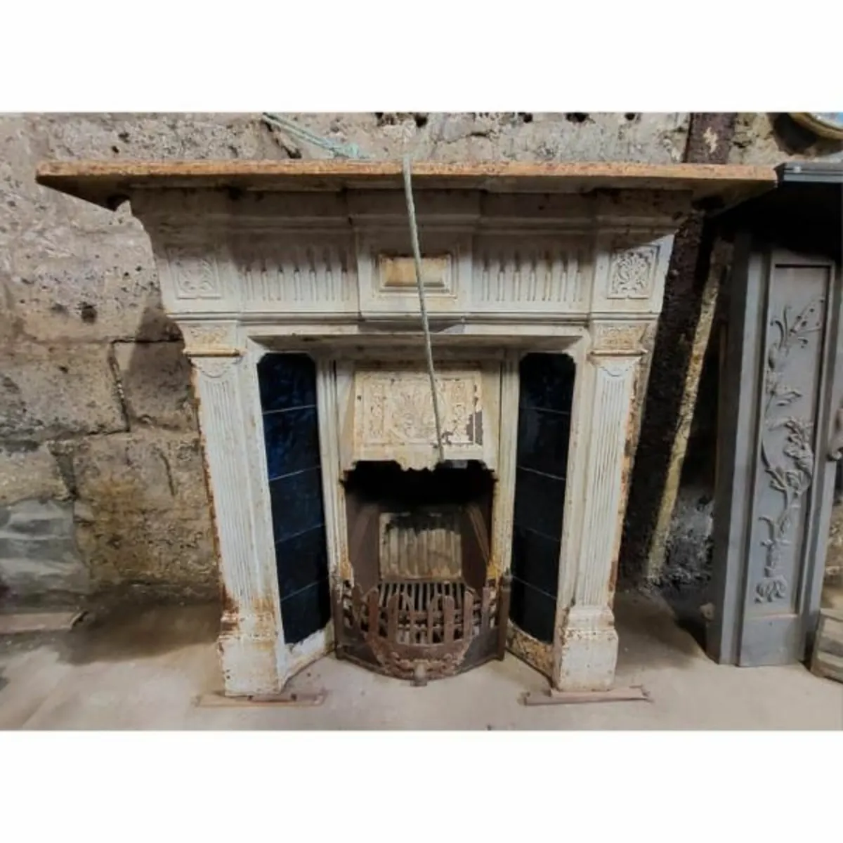 Fireplace – Blue Tiles – KAS318 - Image 2