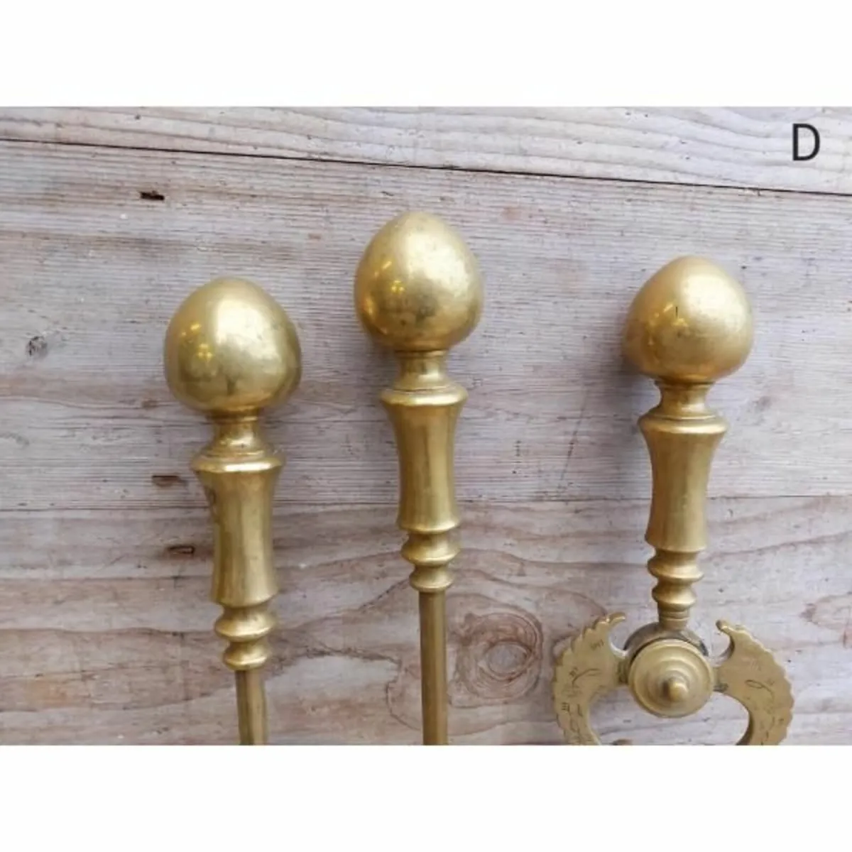 Brass Fire Set – 3 piece – KAS331 - Image 2