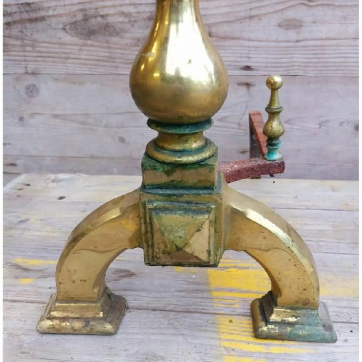 Brass Andirons – KAS324 - Image 3
