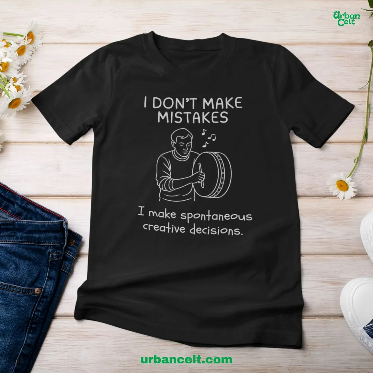 Irish Bodhran Humor Merch - Image 2