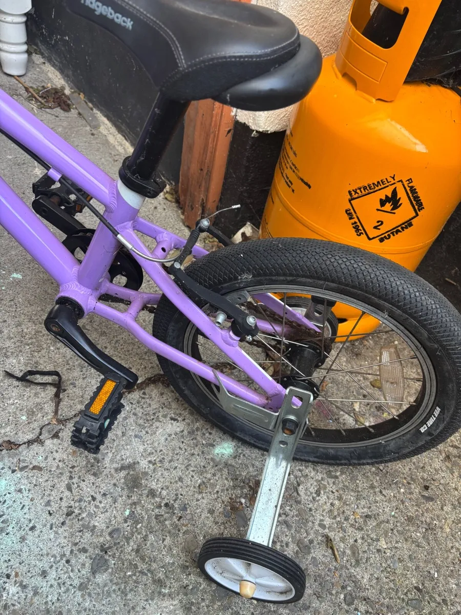Ridgeback Girls Bike with Stabilisers – Excellent - Image 2