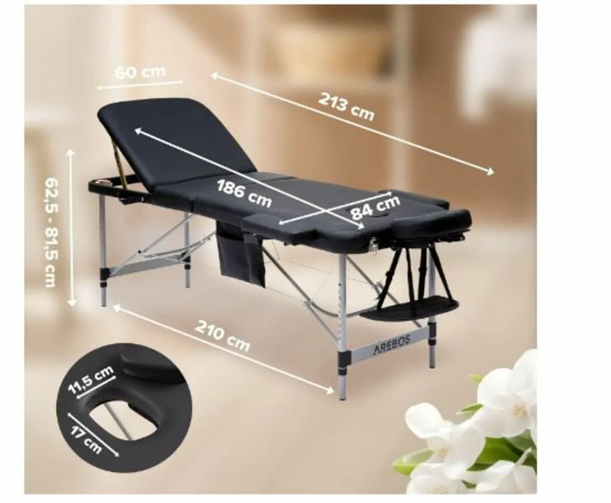 Mobile Massage Table 3 Zones - Image 2
