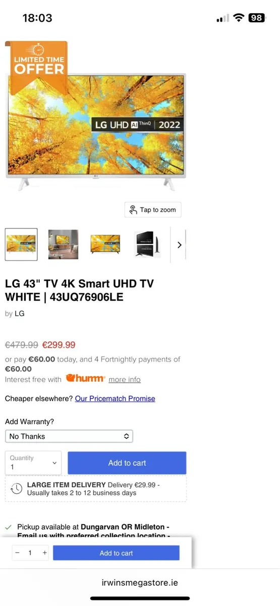 NEW LG tv - Image 3