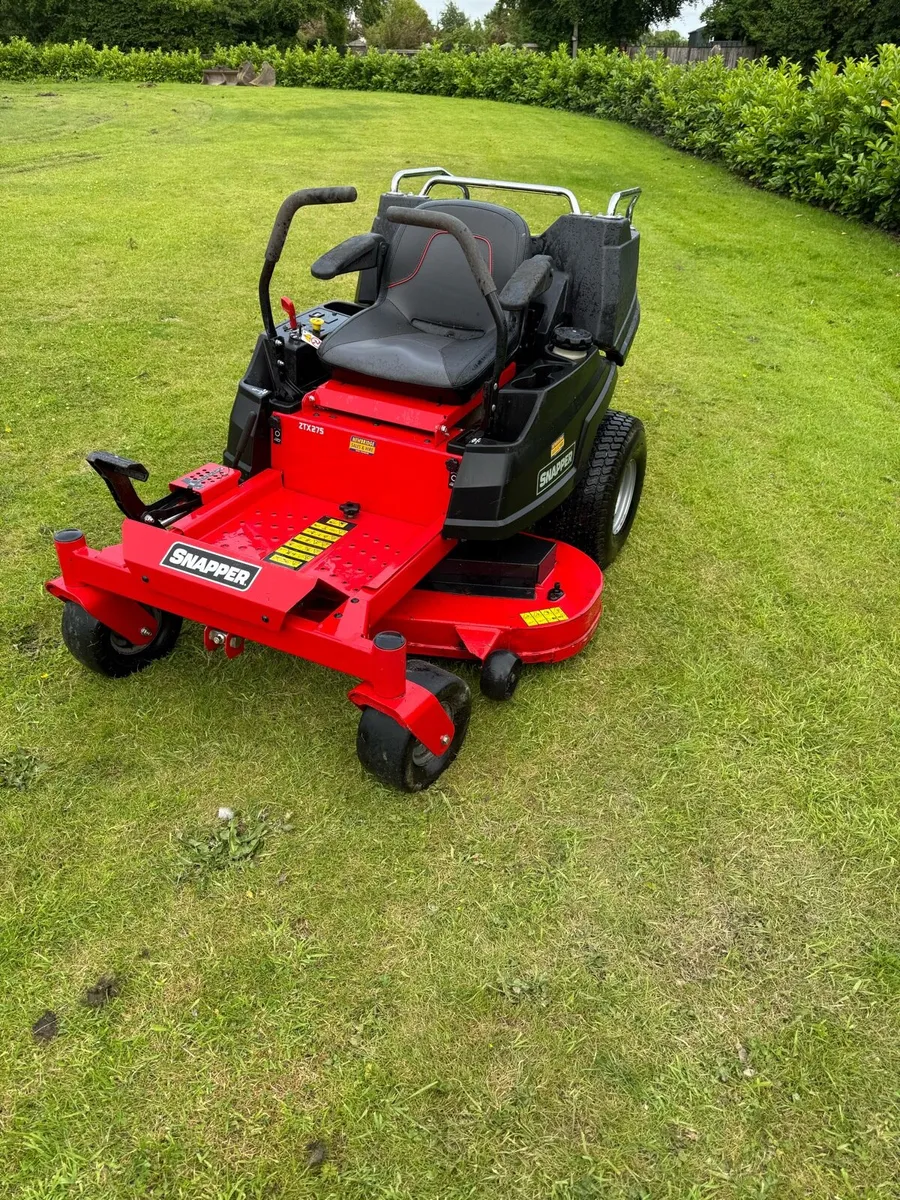 Snapper ztx275 zero turn lawnmower - Image 2