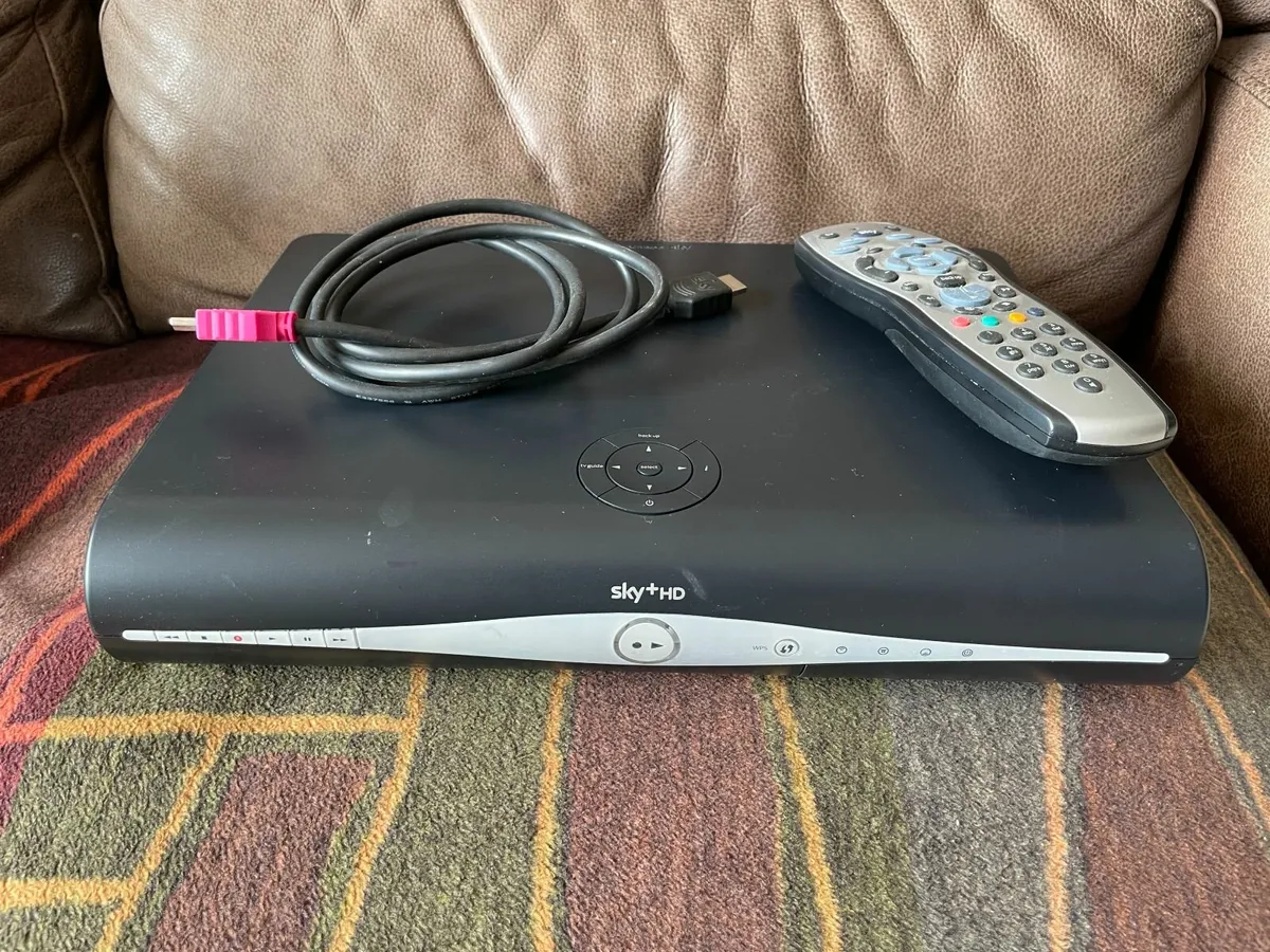 Sky Plus HD Box with remote and HDMI cable