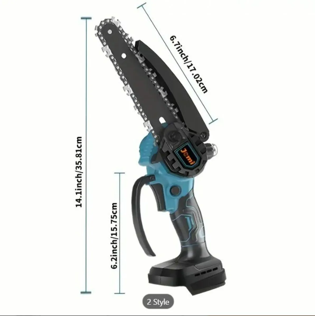 Portable Mini Cordless Chainsaw for Cutting Wood - Image 3