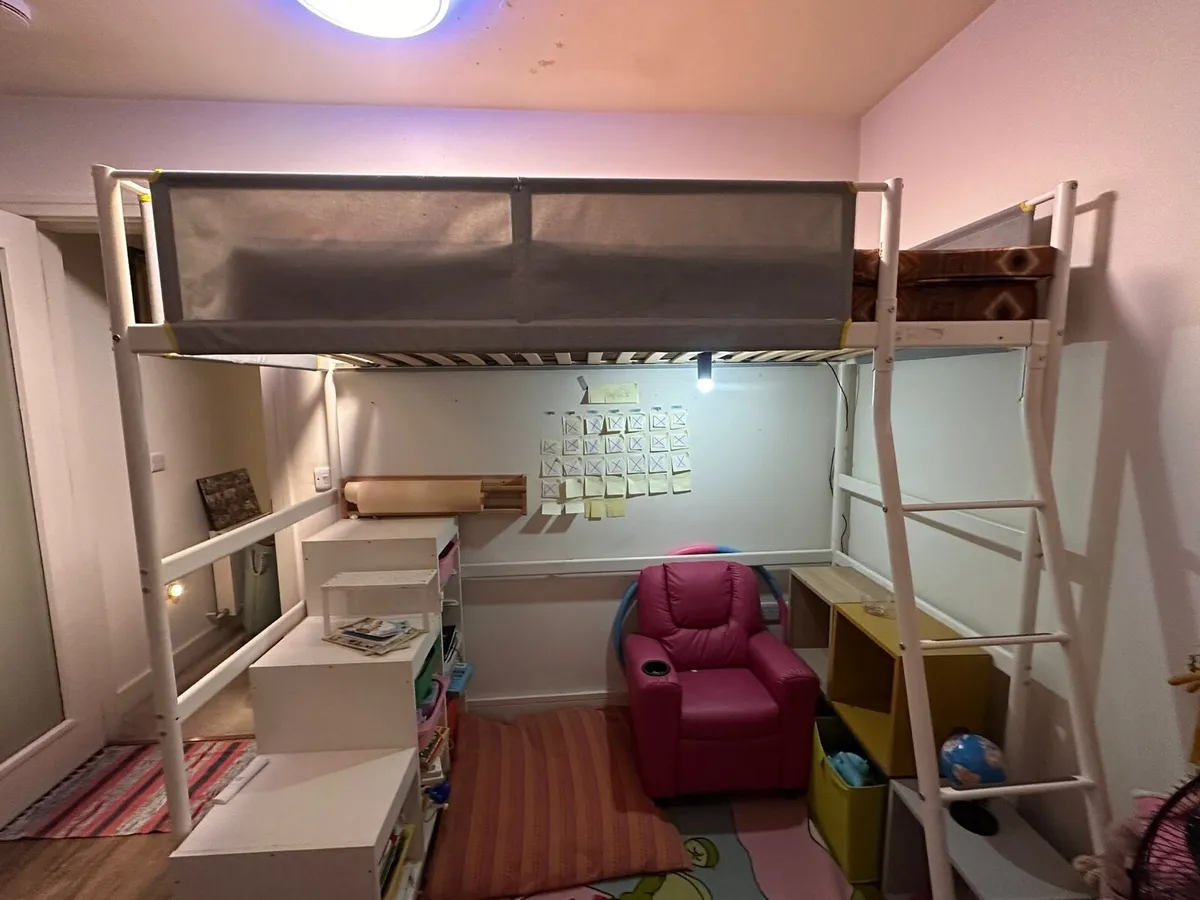 Kid's Bunk Bed, Recliner and desk - Image 4