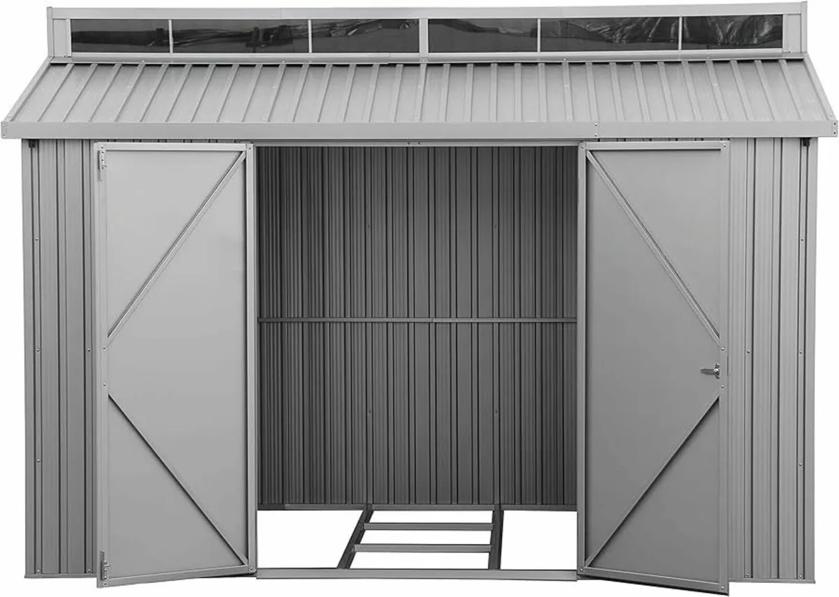 Aluminium Sheds 10x8 with Roof Skylight Feature - Image 2