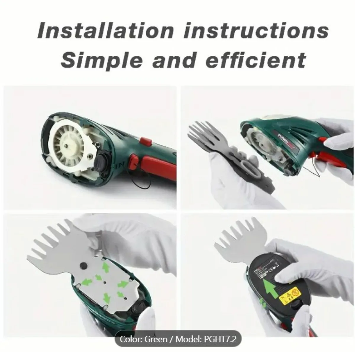 Cordless Hedge & Grass Trimmer - 7.2V - Image 3