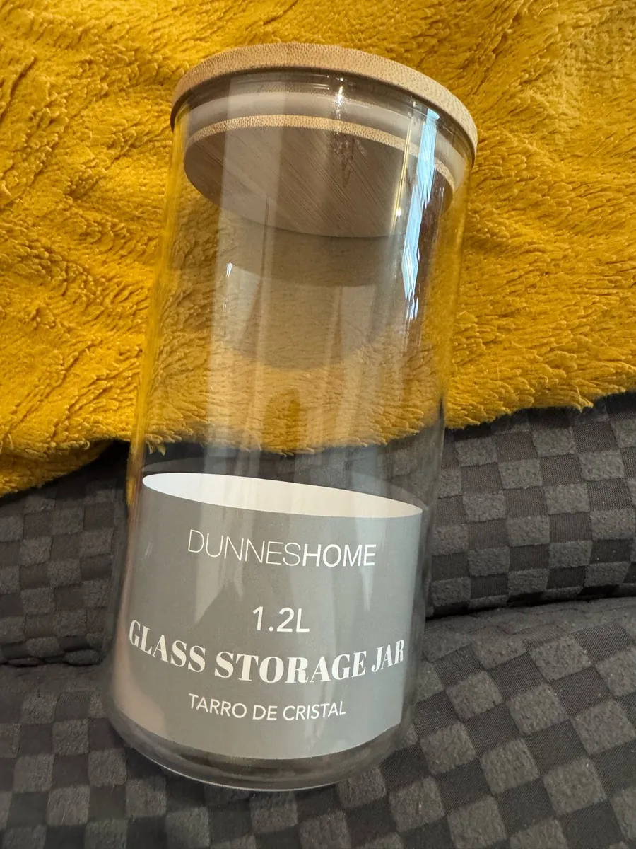 1.2L Glass Storage Jar