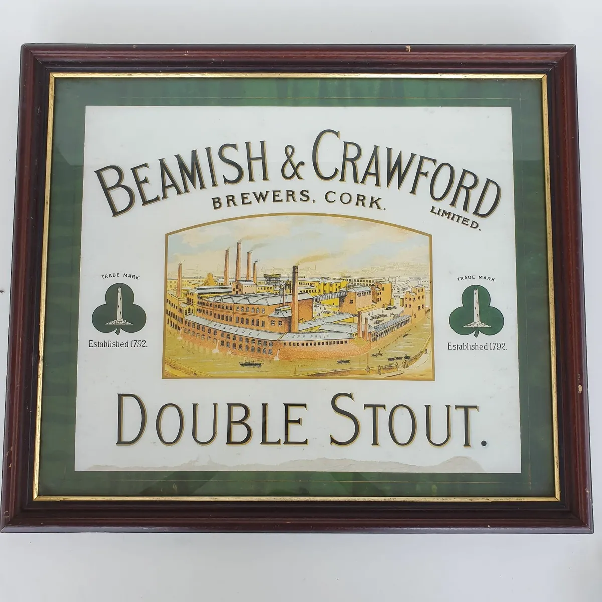 Beamish and Crawford double stout advertising sign - Image 1