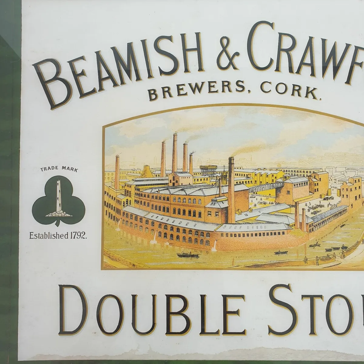 Beamish and Crawford double stout advertising sign - Image 2