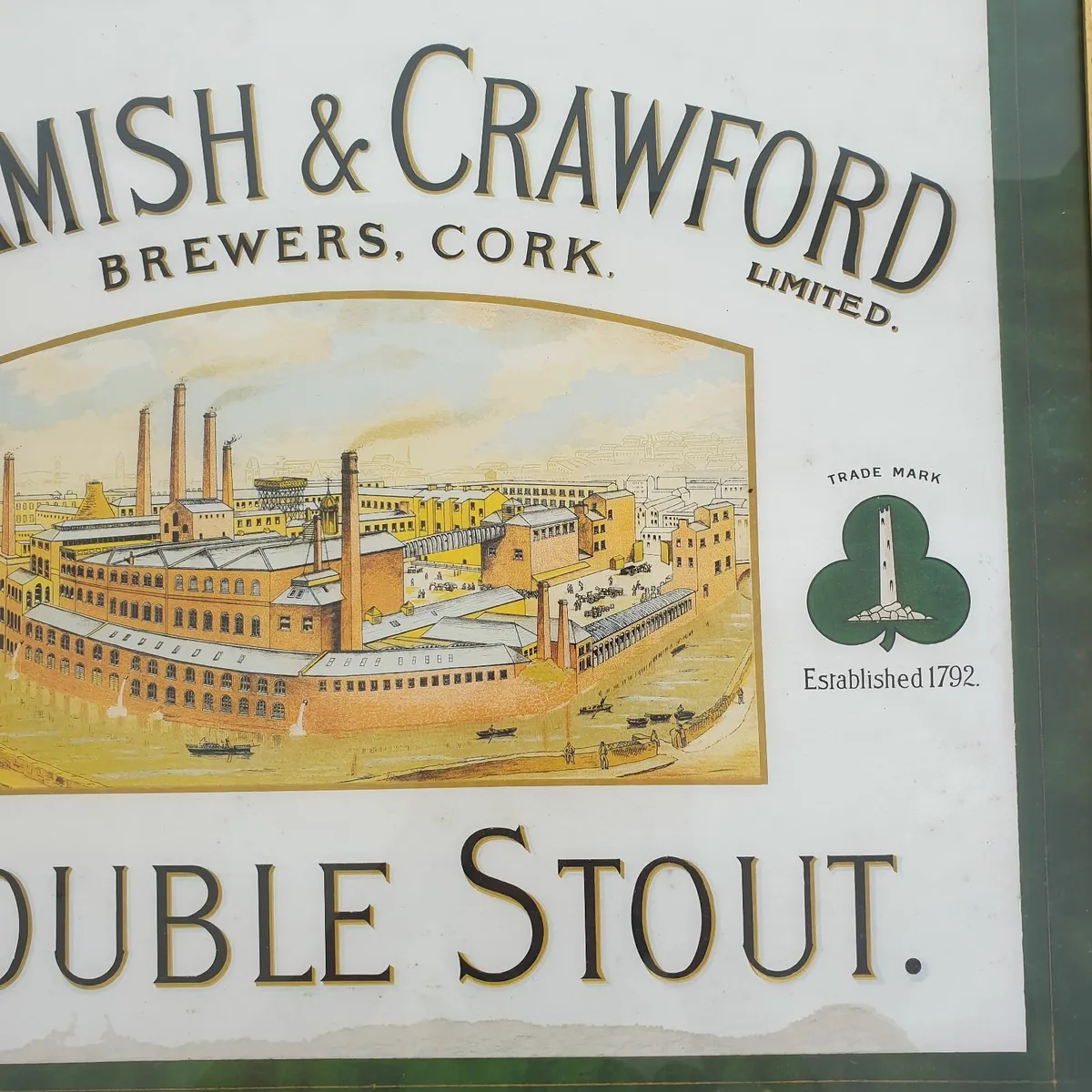 Beamish and Crawford double stout advertising sign - Image 3