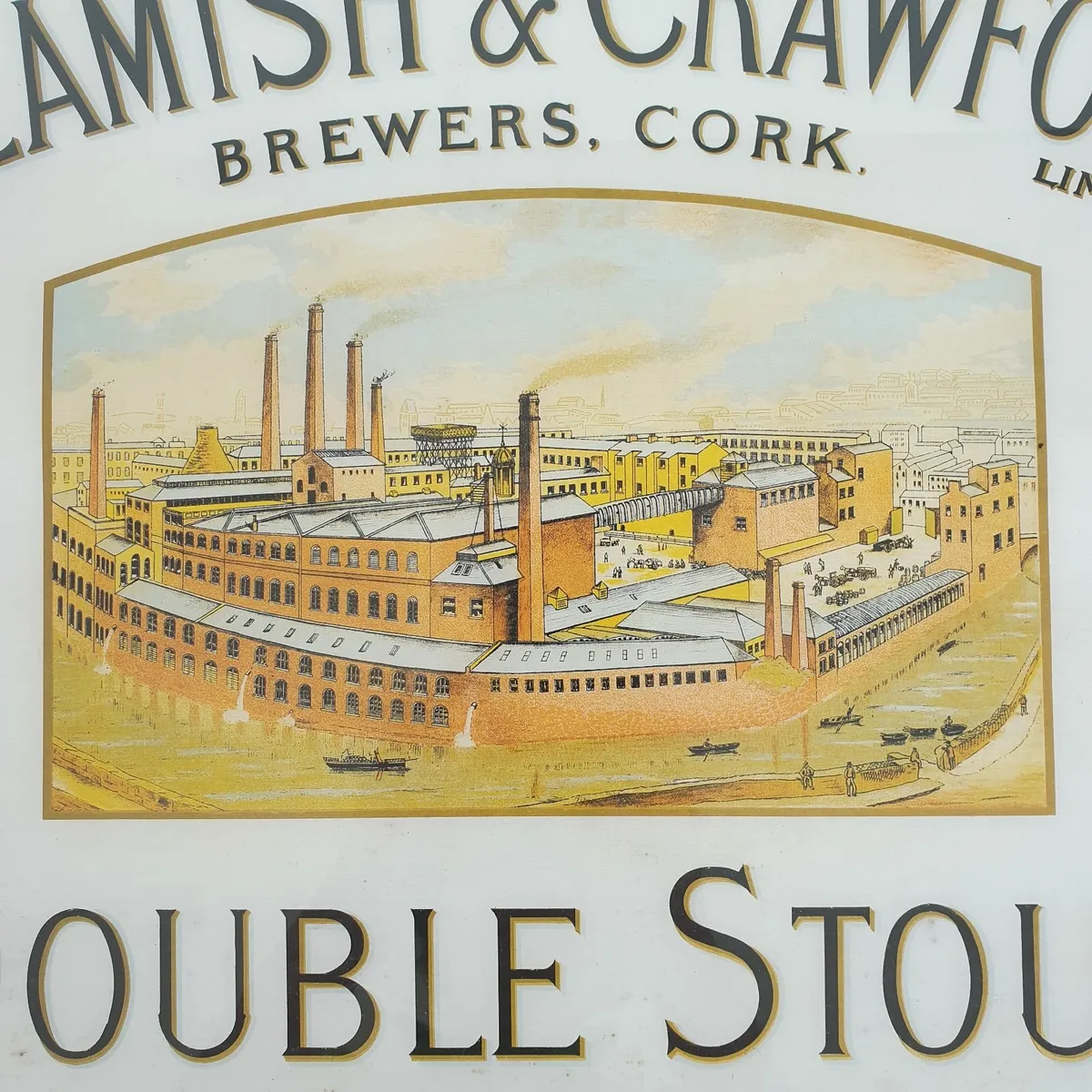 Beamish and Crawford double stout advertising sign - Image 4