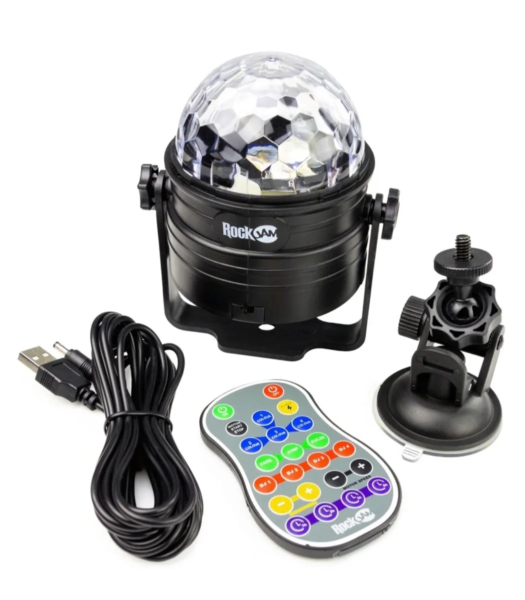 Portable Multi-Colour LED Disco Light - Image 3