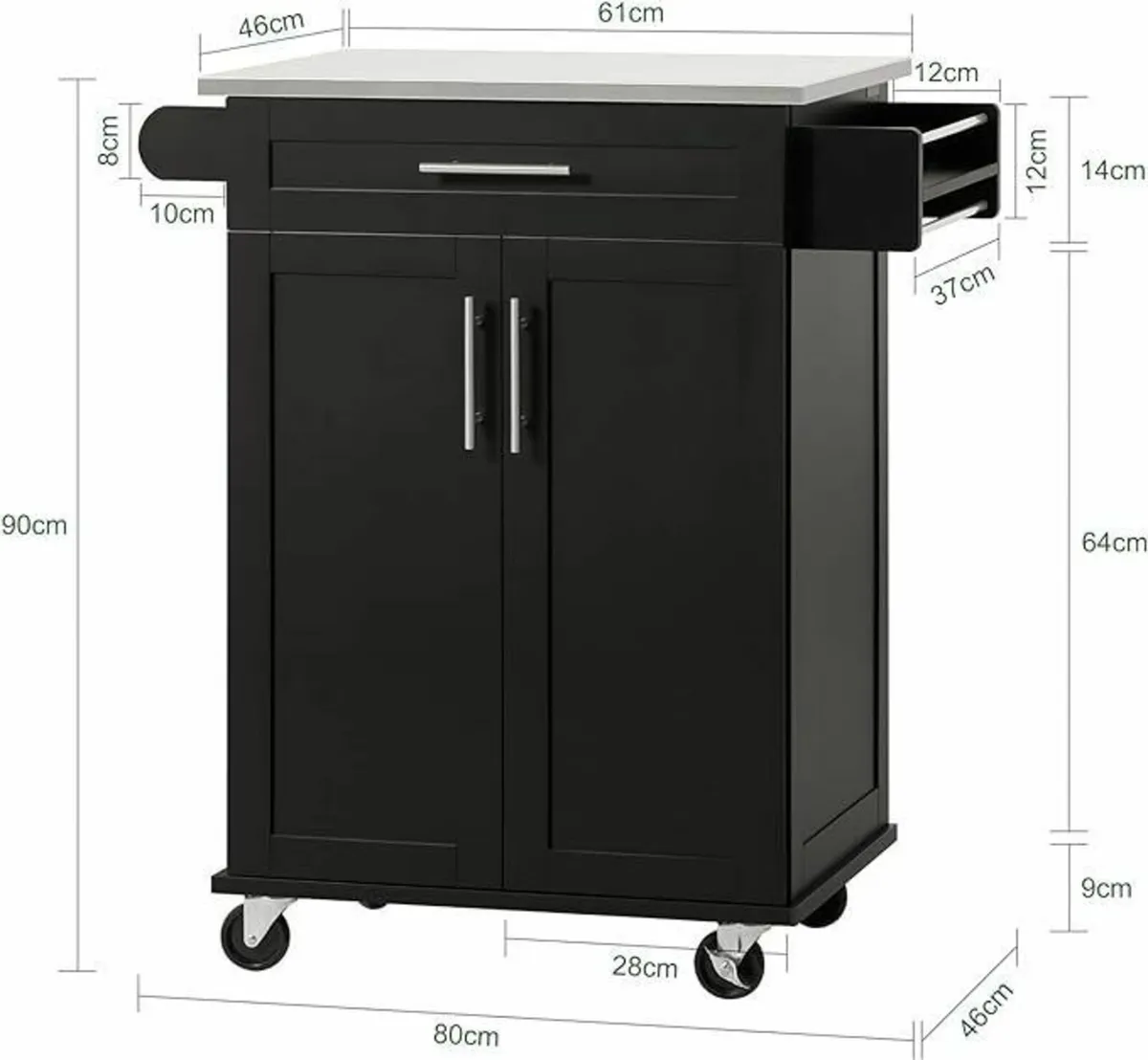 Kitchen cabinet stainless steel worktop Mini Kitch - Image 2