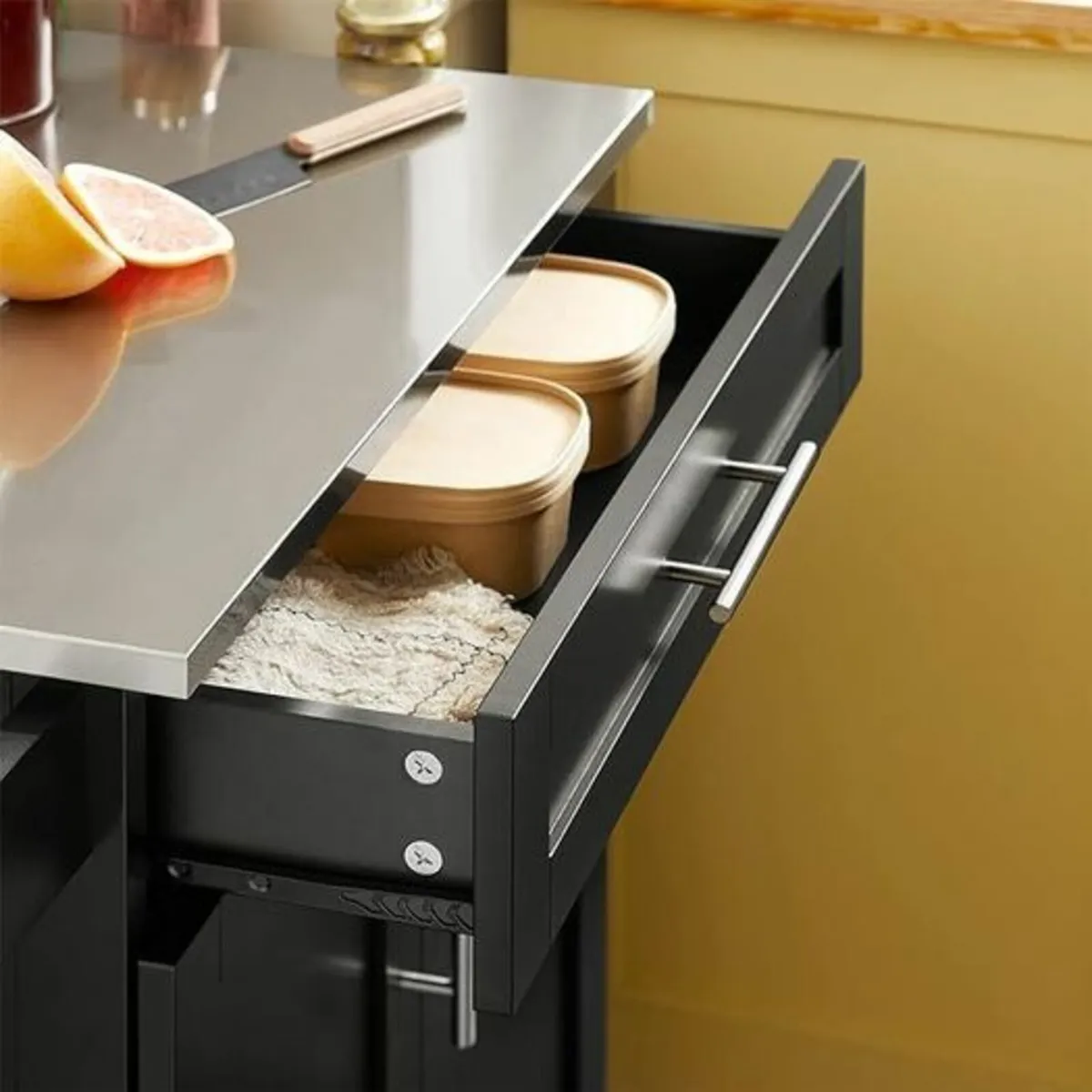 Kitchen cabinet stainless steel worktop Mini Kitch - Image 3