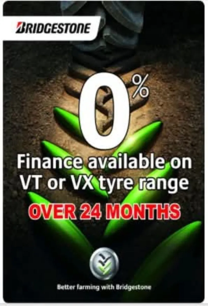 Bridgestone Tractor Tyres - 0% Finance - Image 2