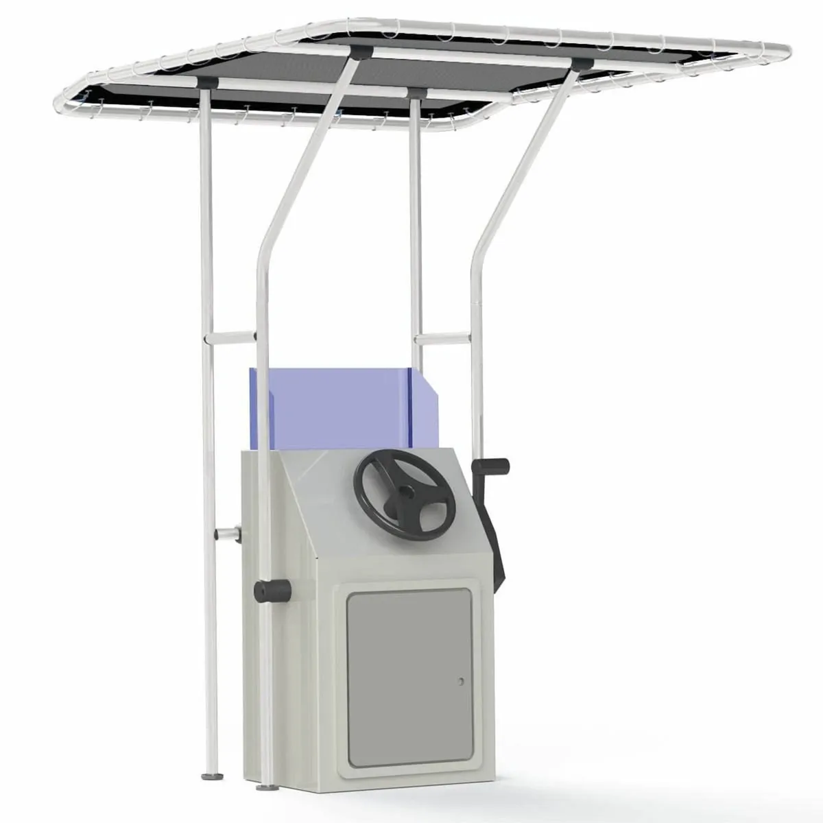 Classic T-Top for Centre Console Boats Aluminium F - Image 1
