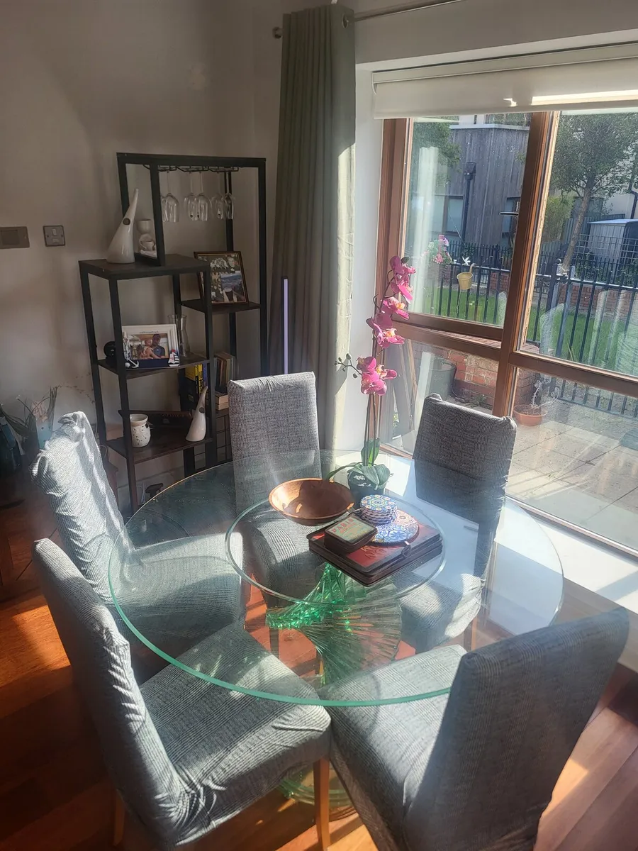 Glass Circular Table - 120cm