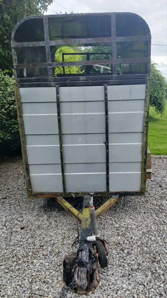 8 x 5 livestock trailer - Image 1