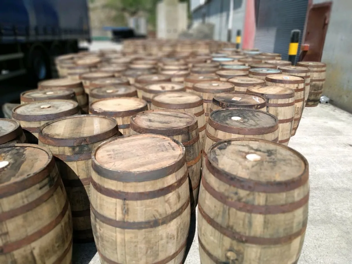 Whiskey barrels - Image 1
