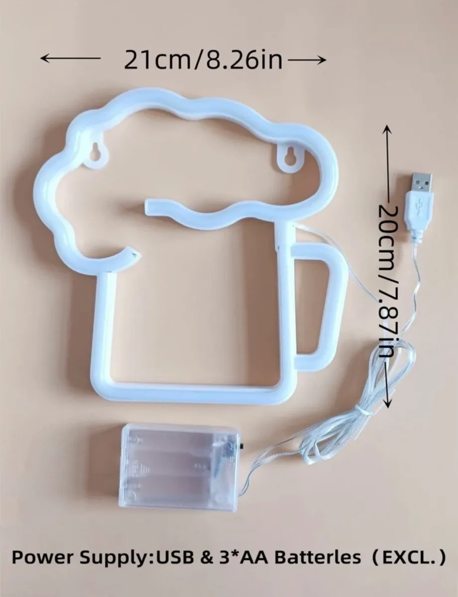 Cute Beer Neon LED Sign - Image 2