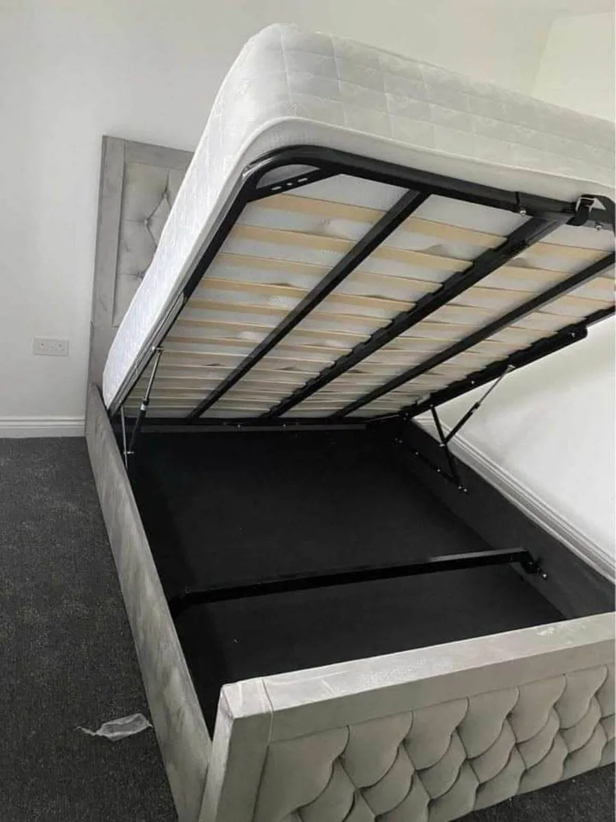New  Beds Ottoman Bed Double Bed King Bed 4ft Bed - Image 1