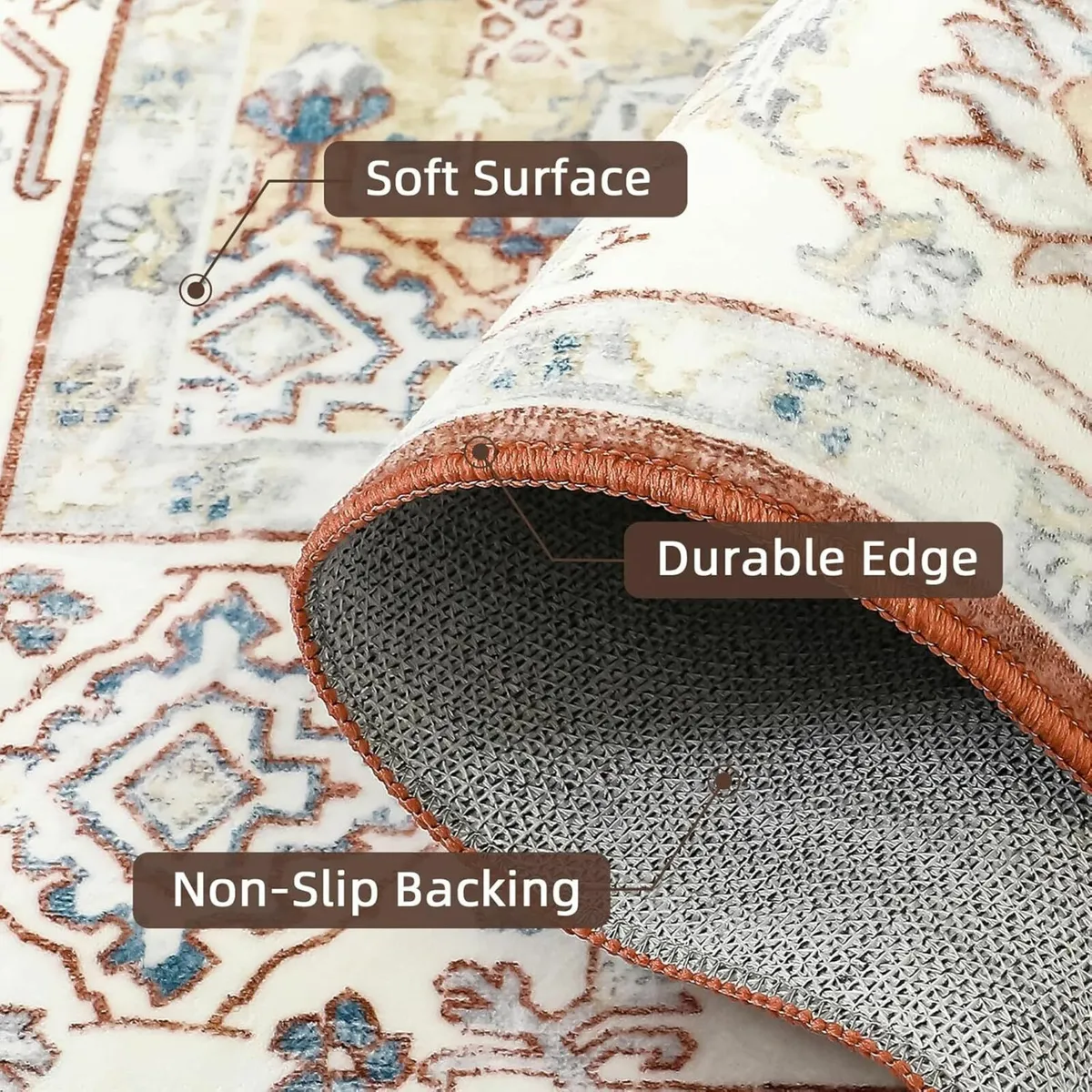 Vintage Rugs Living Room Soft Bedroom 200x300cm - Image 4