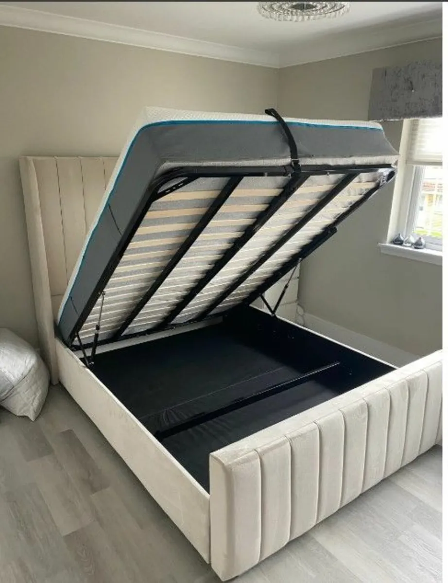 New  Beds Ottoman Bed Double Bed King Bed 4ft Bed - Image 1