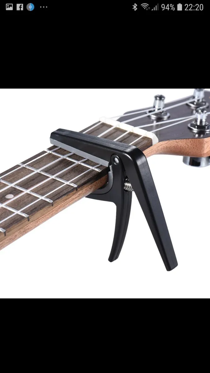 Ukulele Capo plus Strap - Image 2