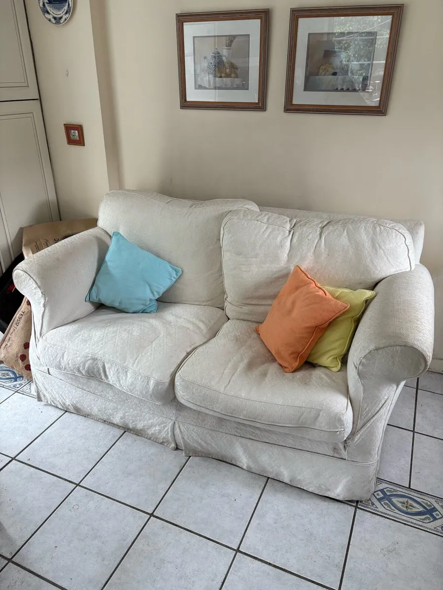 White couch