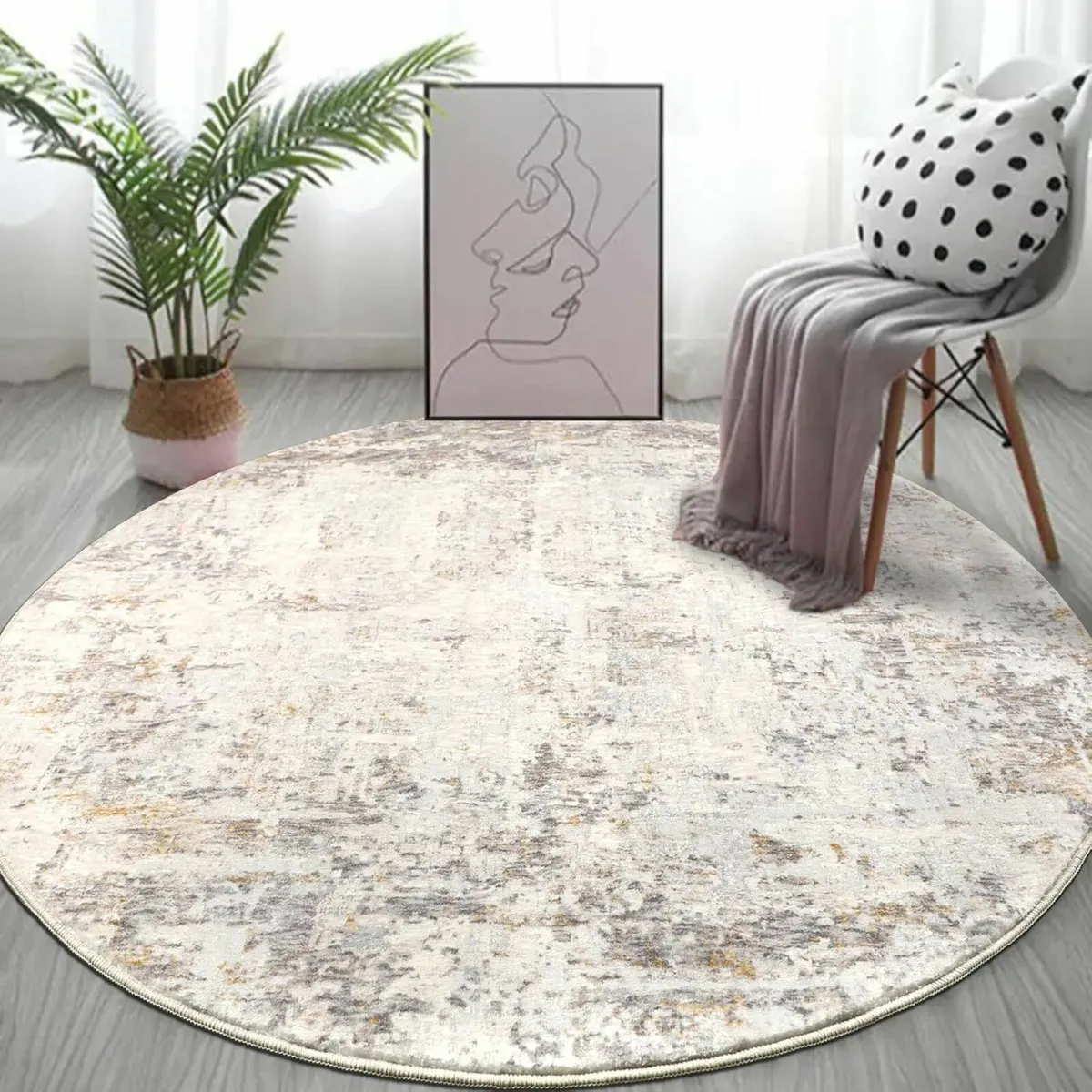 Round Rugs ø135cm Living Room Bedroom Decor - Image 2