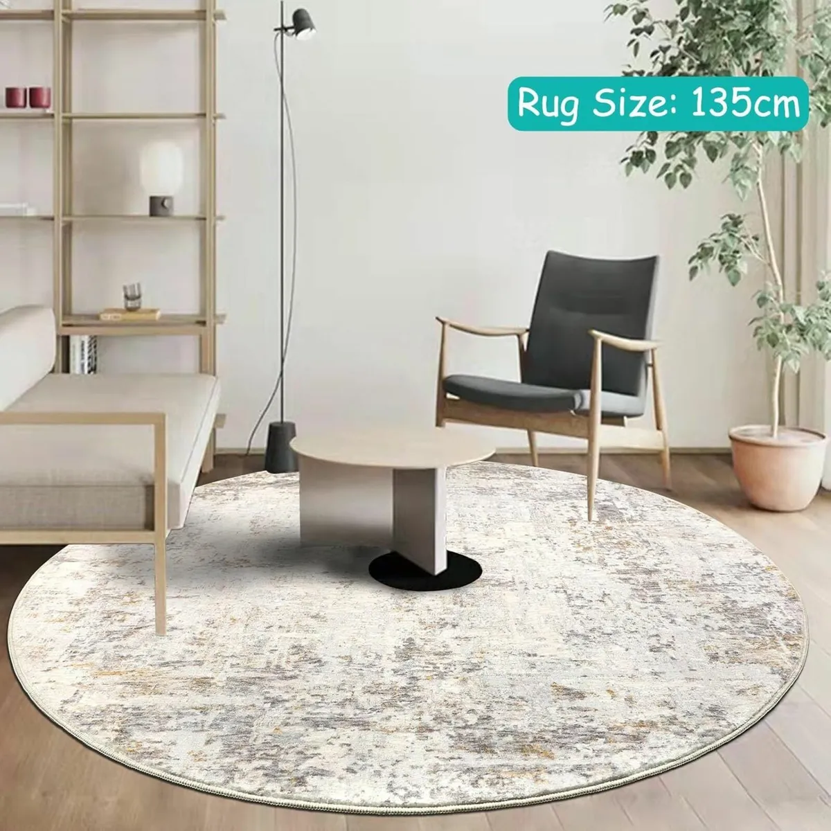 Round Rugs ø135cm Living Room Bedroom Decor - Image 1