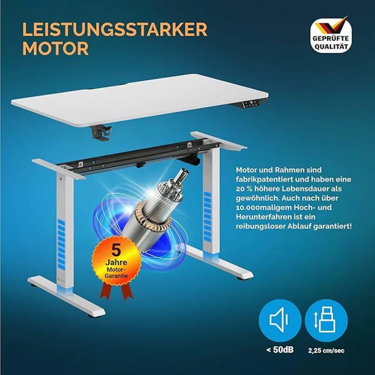 Electric Desk 110cm - Image 3